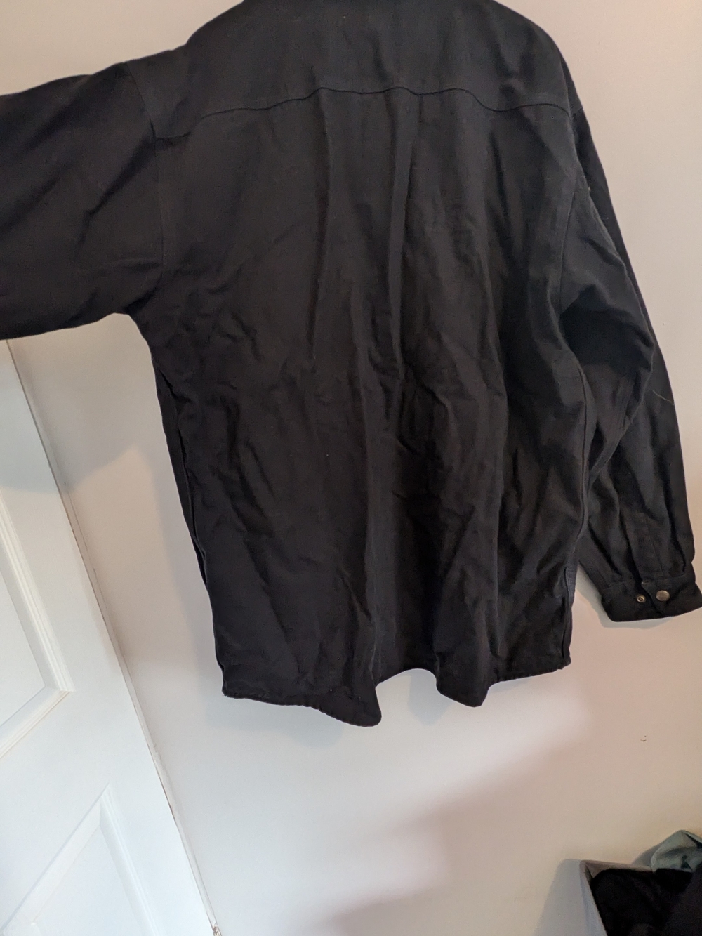 Vintage Carhartt Black Men’s Field Jacket with Plaid Lining - Picture 5 of 5